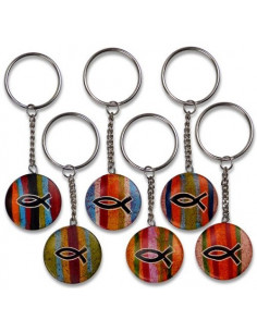 Sleutelhanger speksteen ichtus