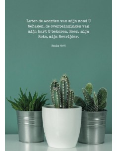 Poster laten de woorden van...