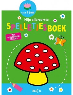 Spelletjesboek groen met...