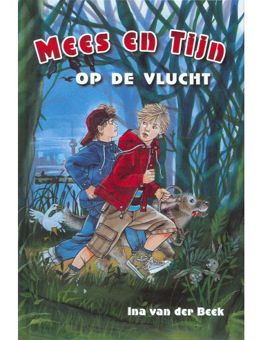 Mees en tijn op de vlucht