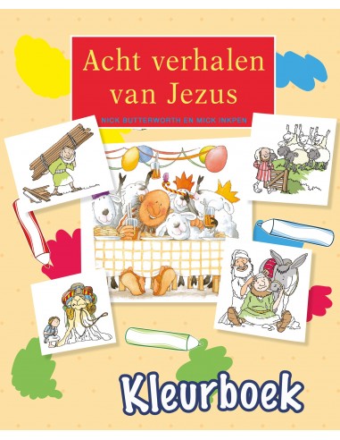 Acht verhalen van Jezus - kleurboek