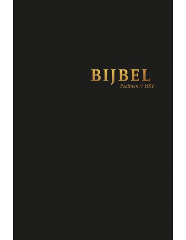 Bijbel (HSV) met psalmen - hardcover zwa
