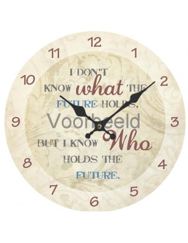 I don't know what the future