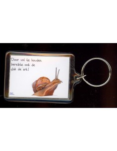 Sleutelhanger door vol te...
