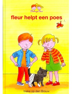 Fleur helpt een poes