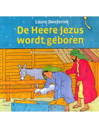 Heere Jezus wordt geboren karton boek