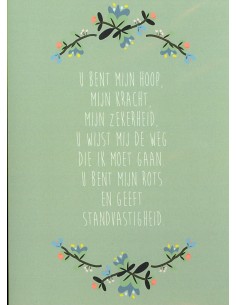 Wenskaart U bent mijn hoop,...