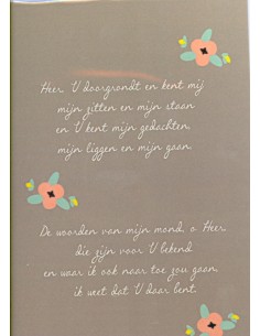 Wenskaart Heer U bent...