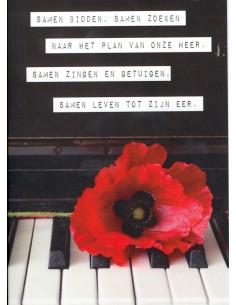Wenskaart Samen bidden,...