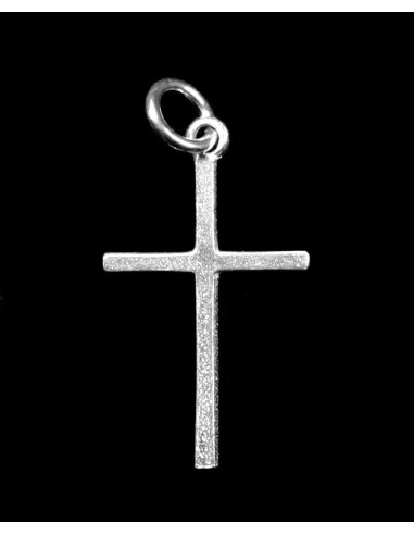 Hanger zilver kruis 15 mm