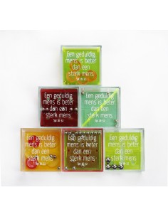 Geduldspel met tekst een...