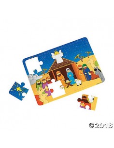 Foam nativity puzzle