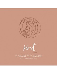 Kerstkaart kerst is een dag...