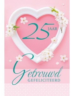 25 jaar getrouwd
