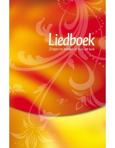 Liedboek -rood/geel