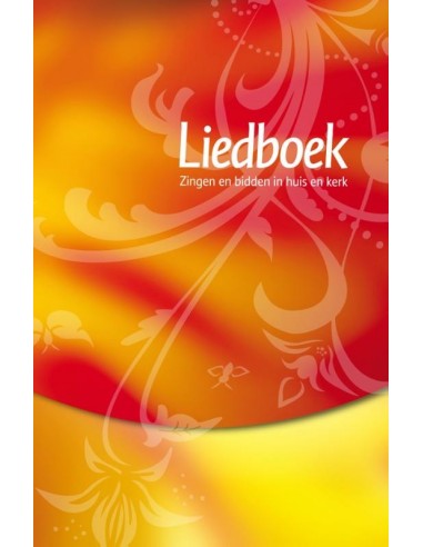 Liedboek -rood/geel