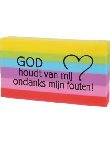 Gum regenboog God houdt van mij