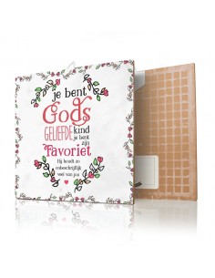 Tegel 15x15 Je bent Gods...