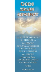 Gods zegen gewenst