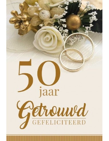 50 jaar getrouwd