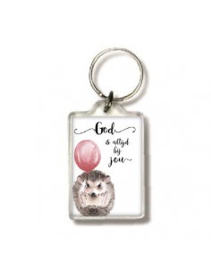 Sleutelhanger egeltje God...