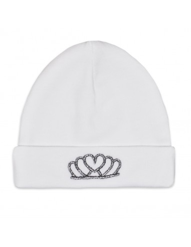 Baby hat tiara white