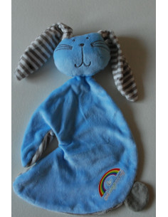 Konijn tutdoek blauw God zorgt