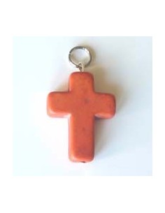 Bedel kruis natuursteen oranje