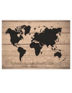 Wandbord God had de wereld...