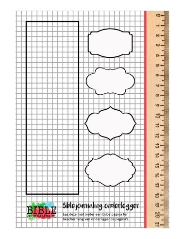 Biblejournaling onderlegger