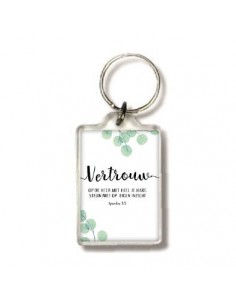 Sleutelhanger vertrouw op...