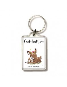 Sleutelhanger hertje God...