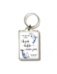 Sleutelhanger dolfijn Jezus...