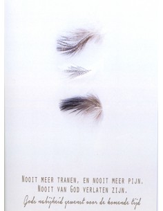 Wenskaart Nooit meer tranen...