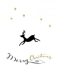 Kaart merry christmas