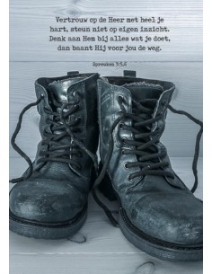 Poster vertrouw op de Heer...