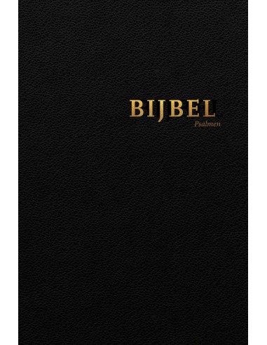 Bijbel (HSV) met Psalmen - vivella zwart