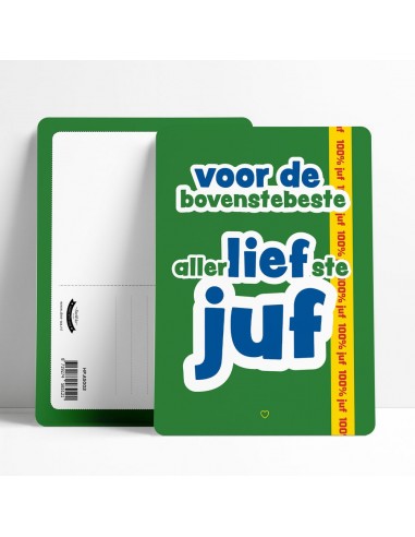 Voor de allerliefste juf