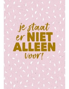 Wenskaart je staat er niet...