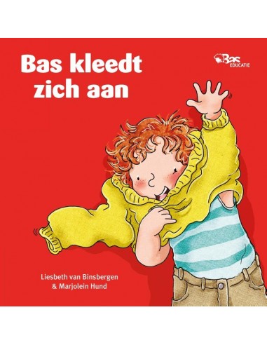 Bas kleedt zich aan