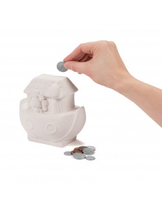 DIY ceramic noahs ark bank