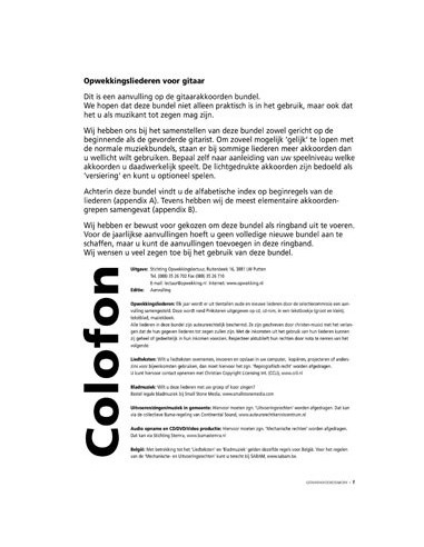 Gitaarakkoorden aanvulling A4 832-844 