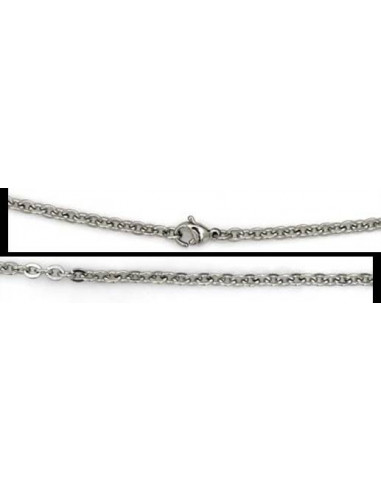 Stainless steel anchor style chain 50cm
