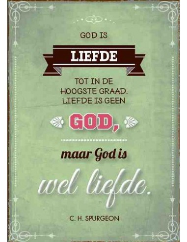 Pbk God is liefde tot in de hoogste