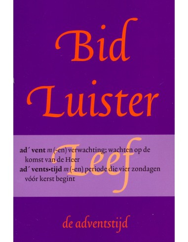 Bid luister leef de adventstijd