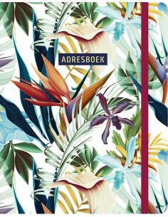 Adresboek (groot) Tropical