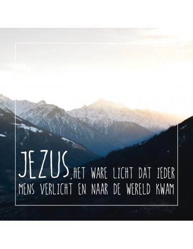 Wk kerst Jezus het ware Licht