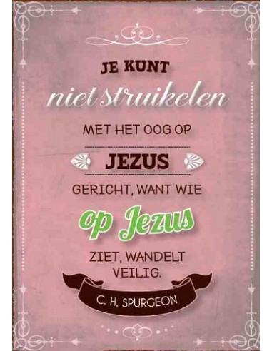Pbk je kunt niet struikelen