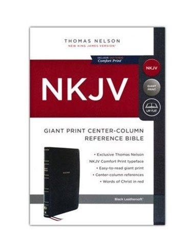 NKJV - Giant Print Ctr Col Ref Bible
