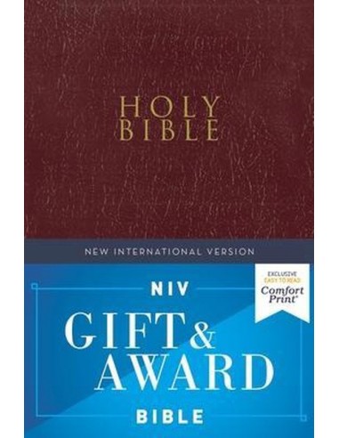 NIV gift & award bible burgundy